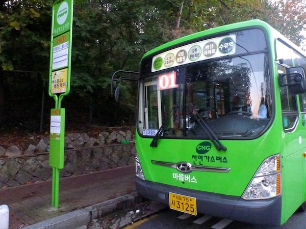 Bus Seoul Bukhansan
