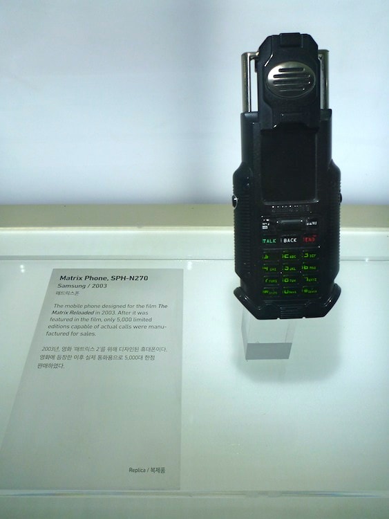 Telefone celular do Neo do Matrix