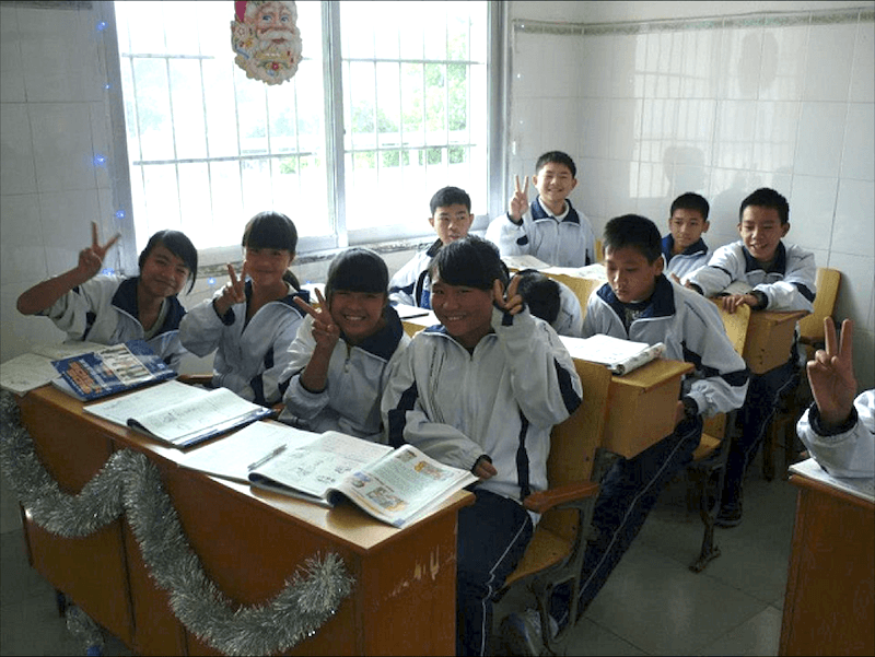Escola de Inglês na China