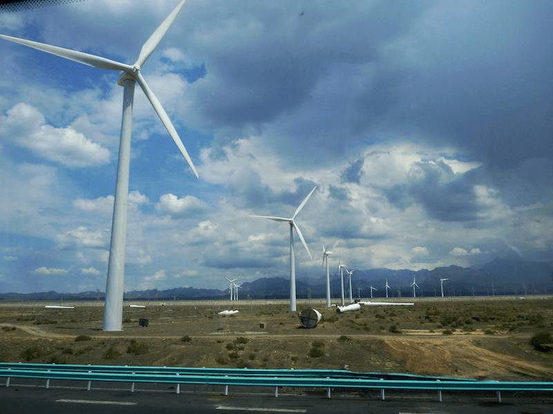 Wind Turbines Farm in China