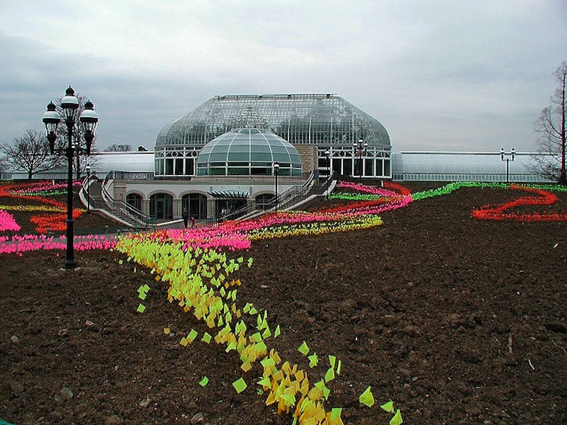 Lado de fora do Phipps Conservatory Pittsburgh