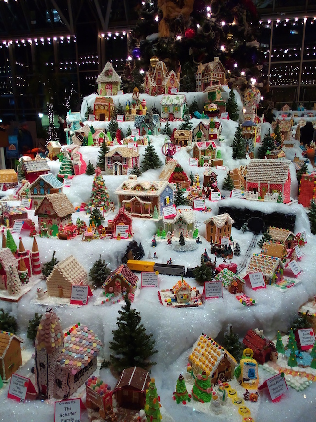 A gingerbread house competition for Christmas! Pittsburgh
