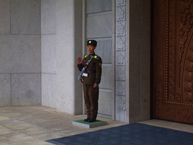 Angry North Korean Soldier