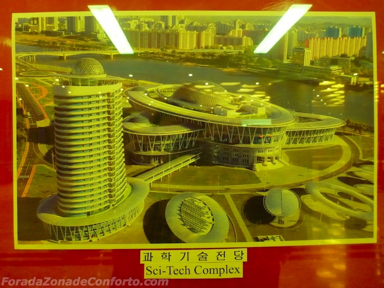 Prédio Sci-Tech Pyongyang Coreia do Norte