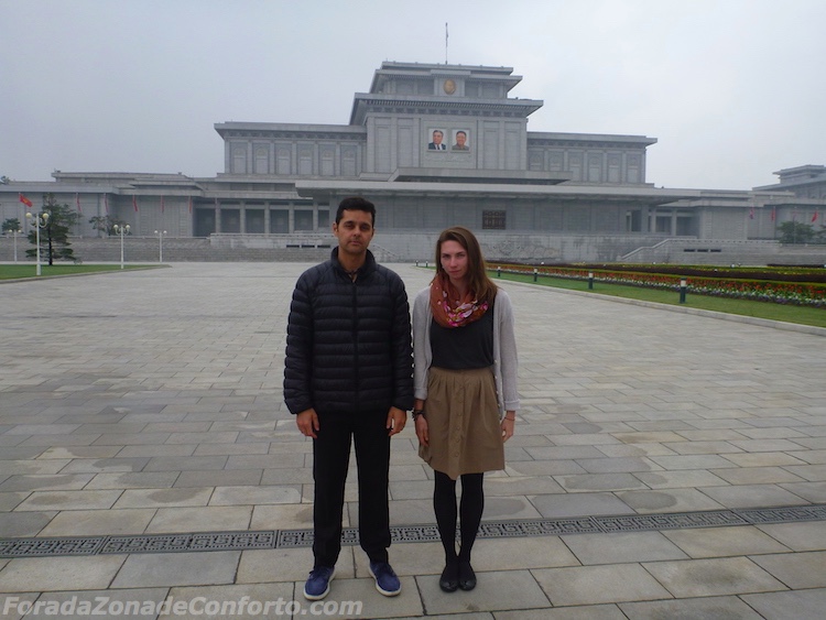 Vista Mausoléu Pyongyang Coreia do Norte