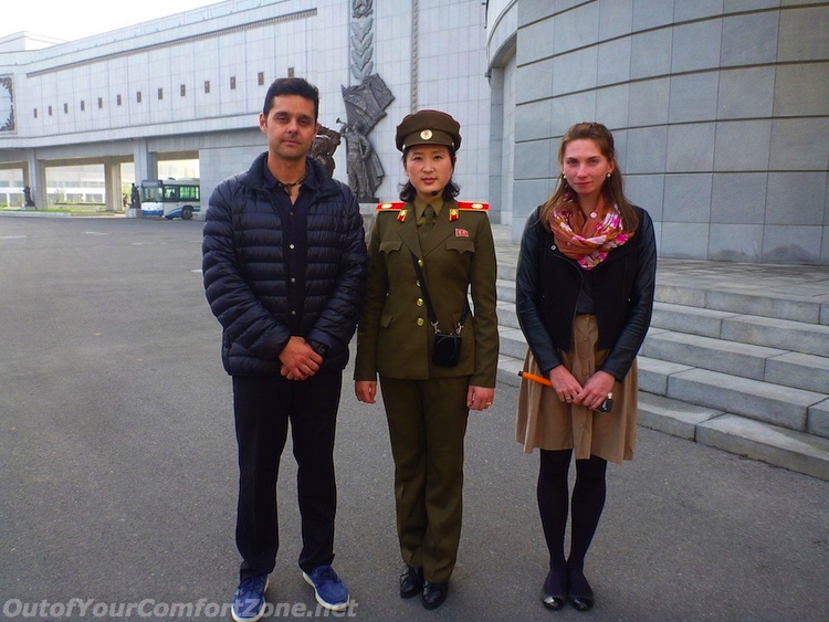 Pyongyang North Korea tour guide soldier War Museum