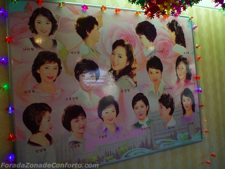 Diferentes cortes de cabelo Coreia do Norte