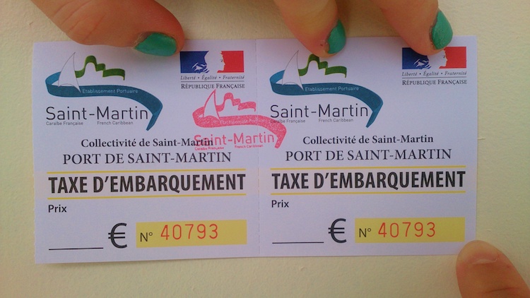 Port tax in Saint Martin