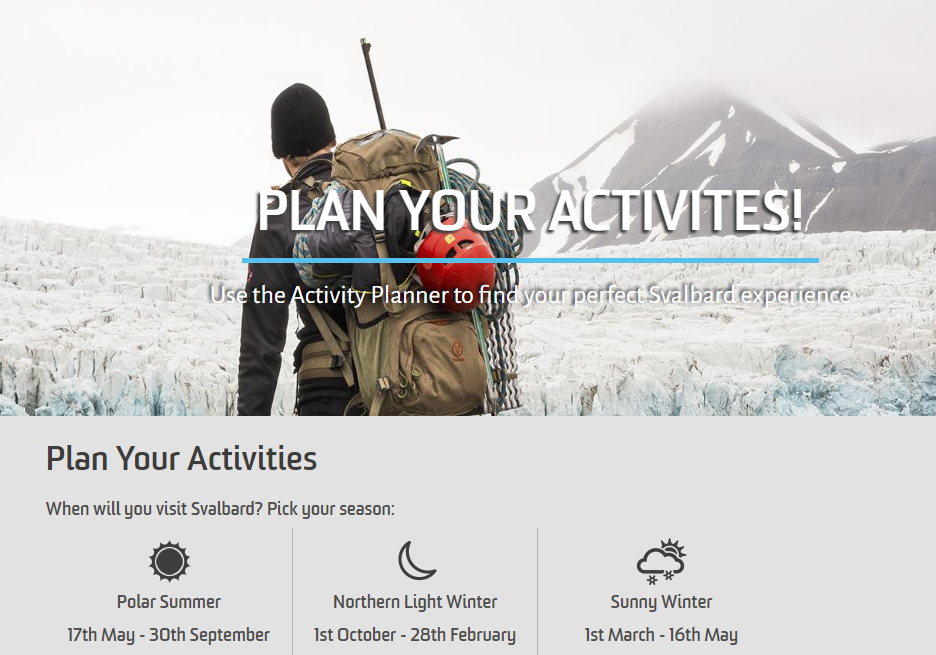 What to do in Svalbard activities