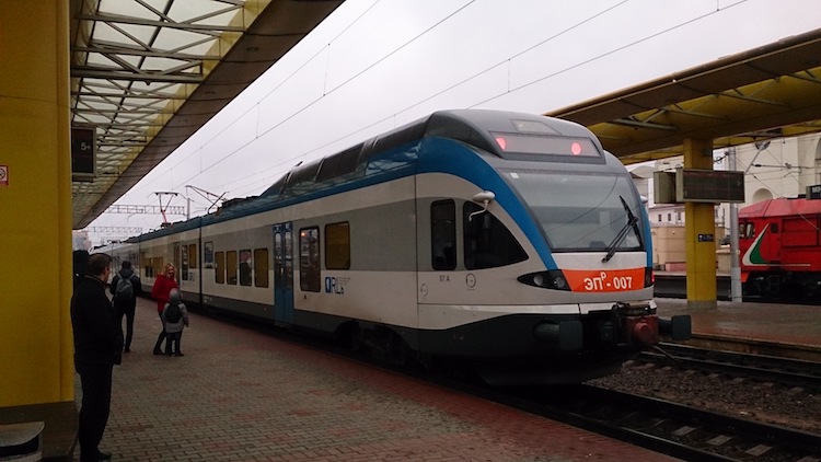 Modern Train Belarus