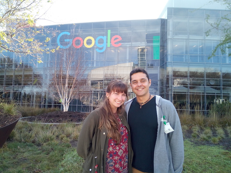 Visiting Google Office Mountain View