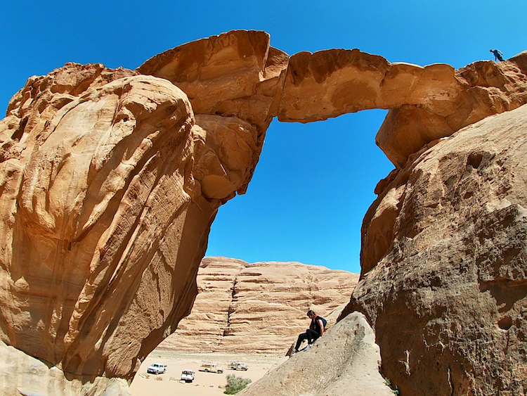 Rock formation Wadi Rum