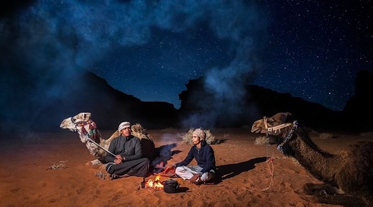 Night camping Wadi Rum