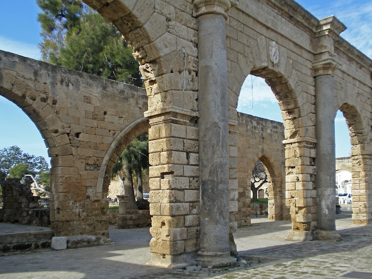 Famagusta Gazimagusa city center ruins