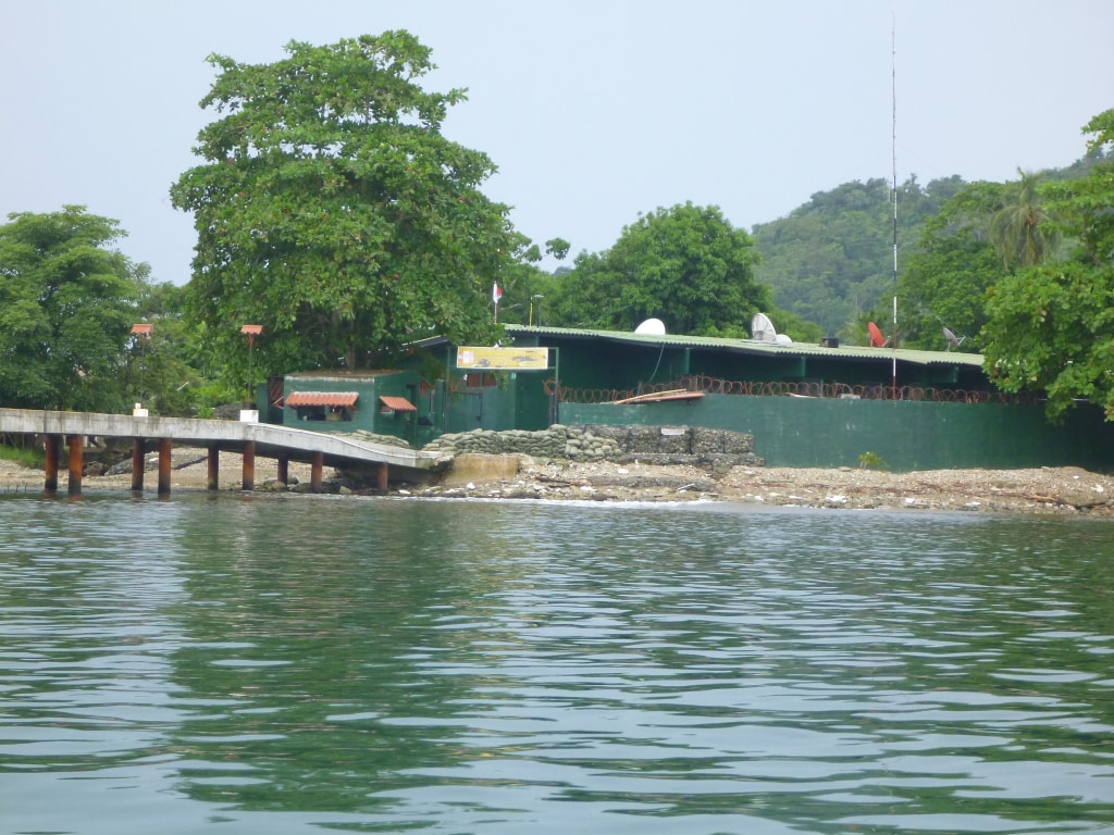 Panamanian military base in Puerto Obaldia