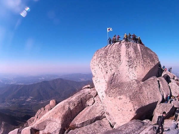 Bukhansan Baegundae Peak
