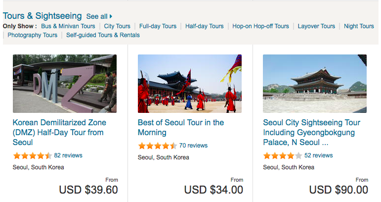 Best attractions in Seoul