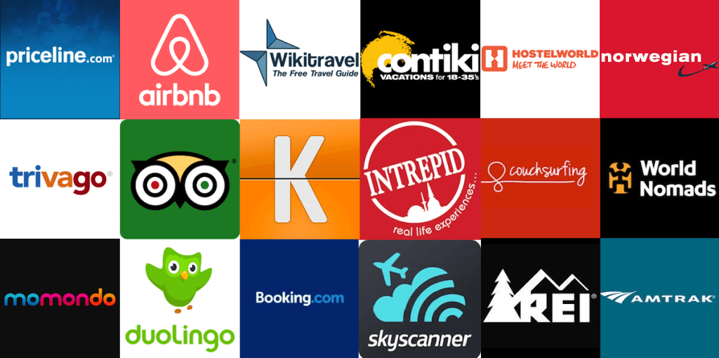 Travel companies and apps