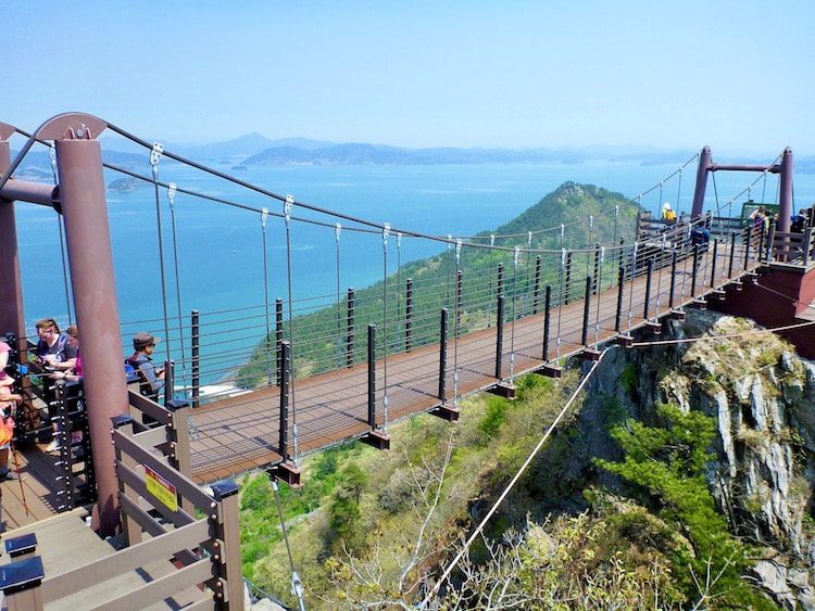 Hiking bridge in Saryangdo