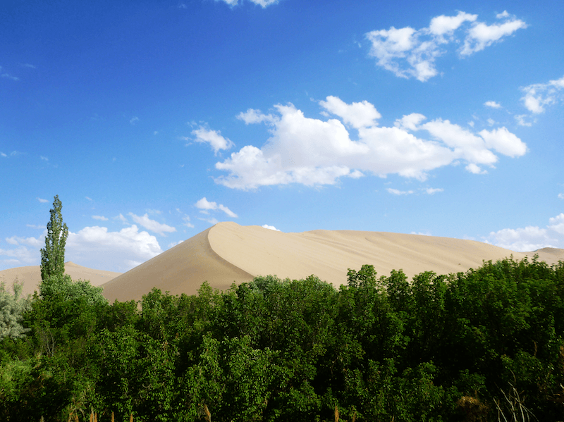 China Dunhuang Sand dunes.