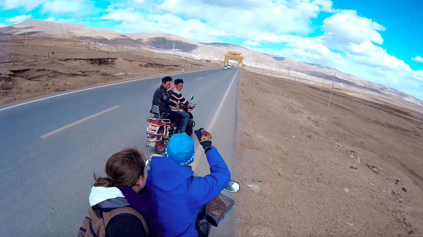 Motorcycle Litang Tibet China