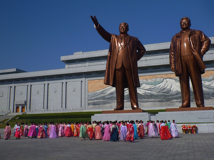 Statues of North Korean Leaders