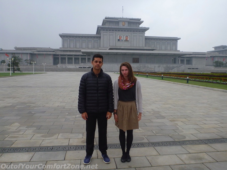Kumsusan Palace of the Sun western tourists foreigners mausoleum Pyongyang North Korea