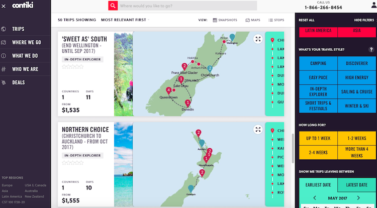 Excursões para Nova Zelândia