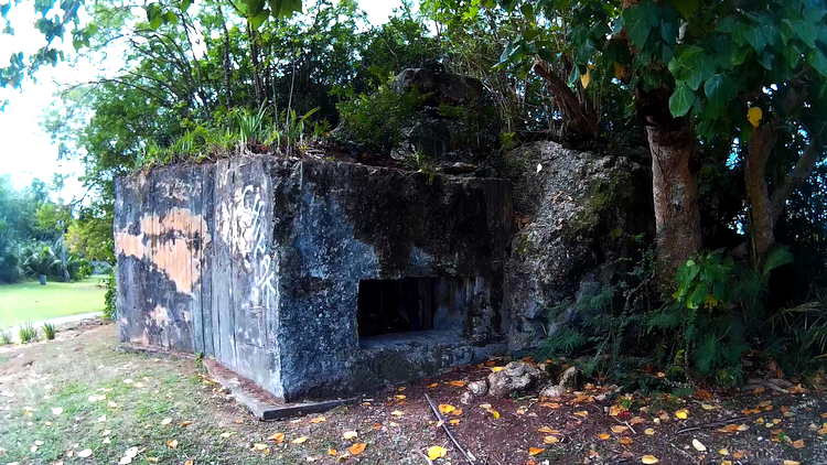 Old Bunker Guam WWII
