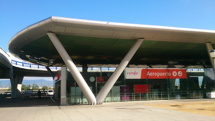 Train Station at Malaga’s Airport