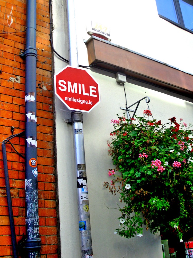 Smile sign in Ireland