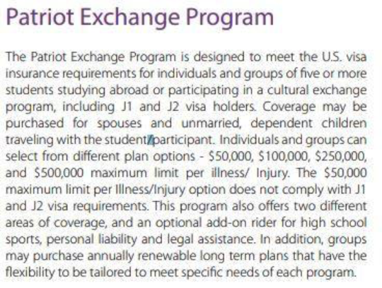 Cheap exchange student insurance