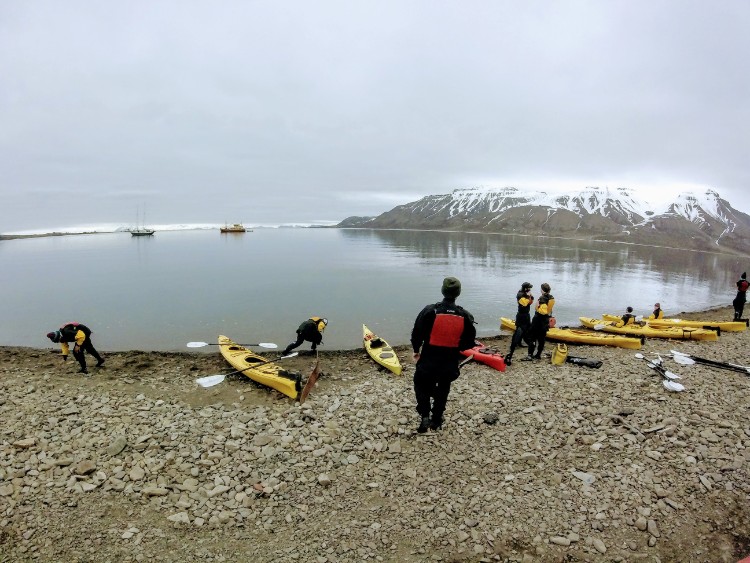 Svalbard Norway Longyearbyen arctic kayaking