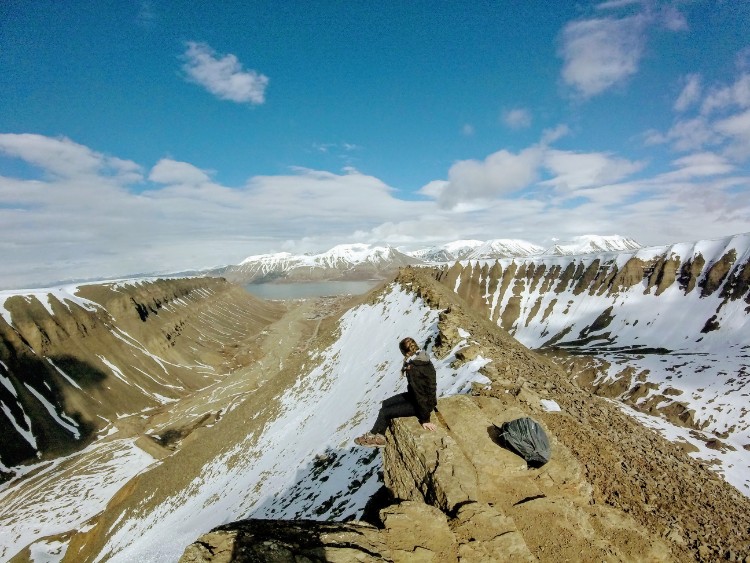 Svalbard Norway Longyearbyen Hike Sarkofagen Mountain