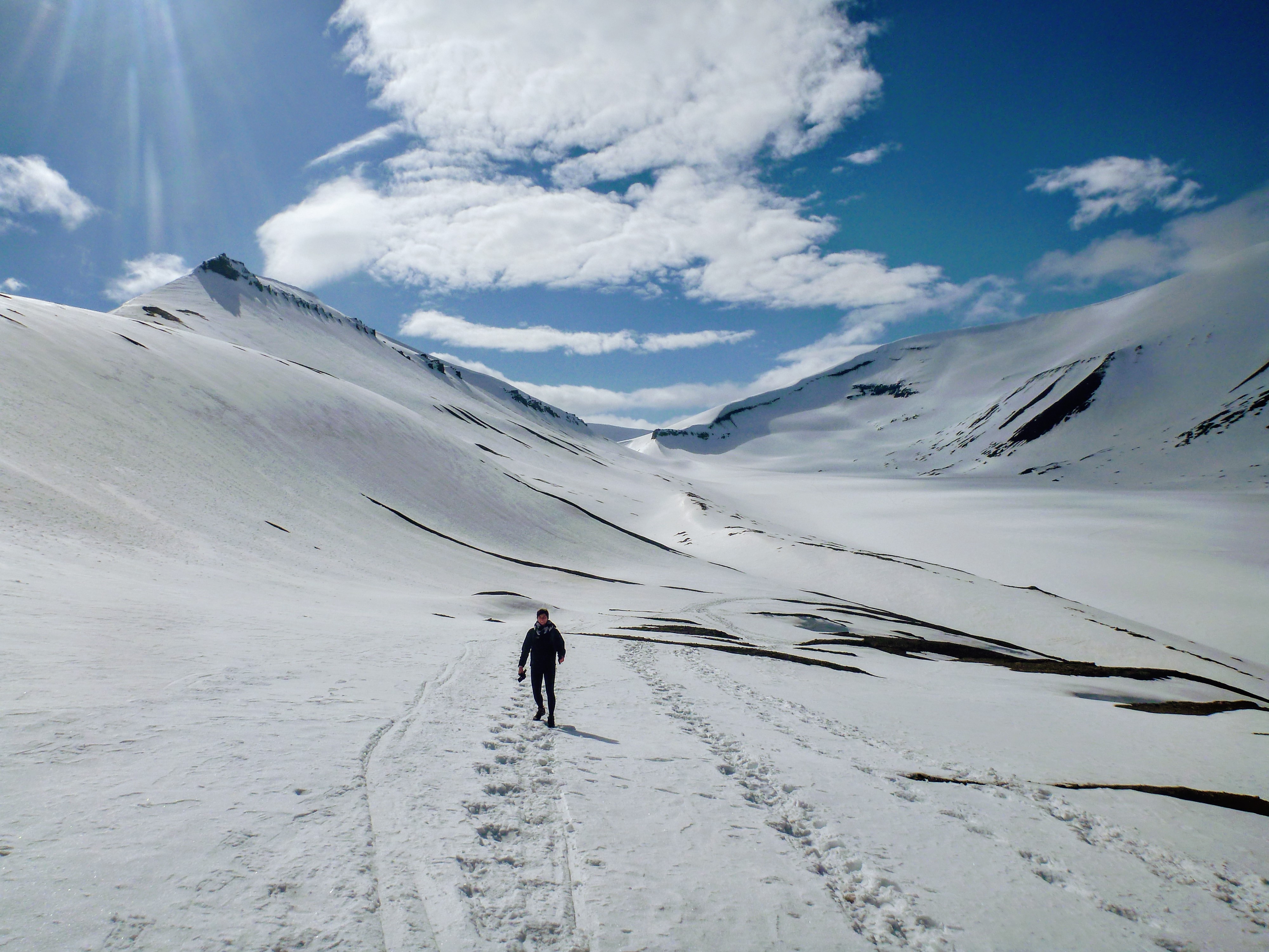 Svalbard noruega Sarkofagan