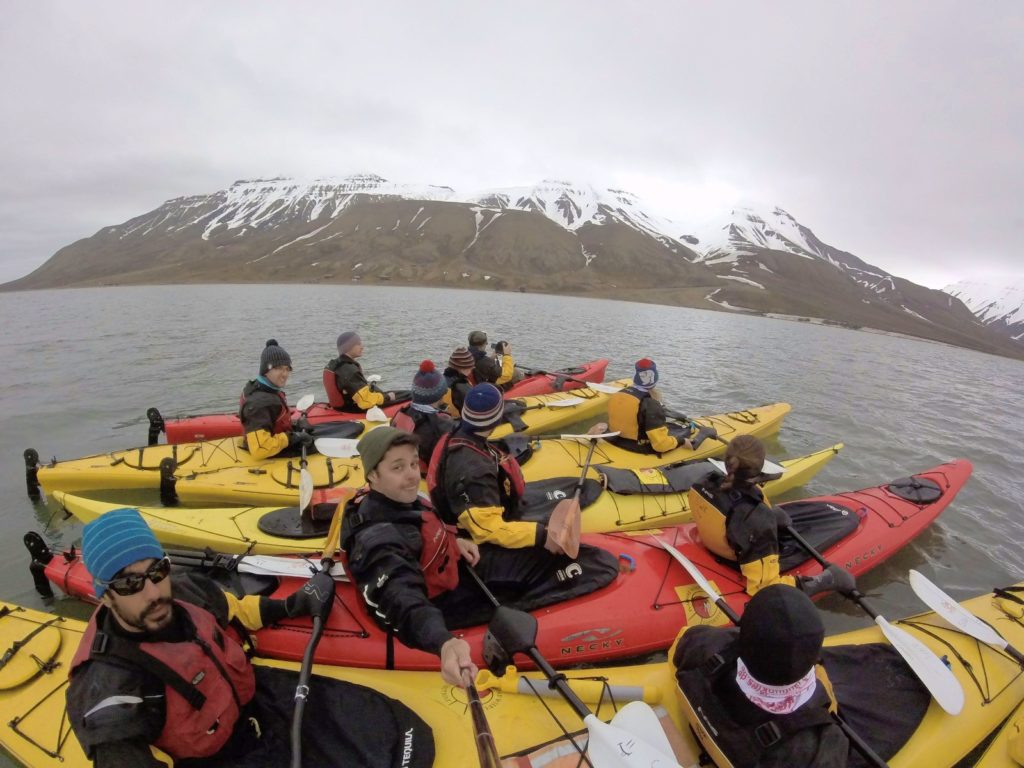 Kayaking in Svalbard
