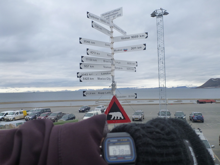 Famous Sign in Svalbard