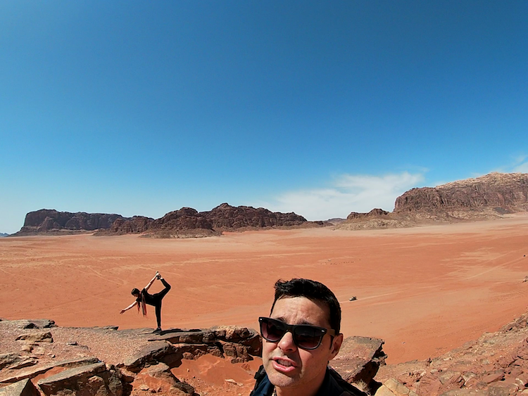 Yoga in the desert