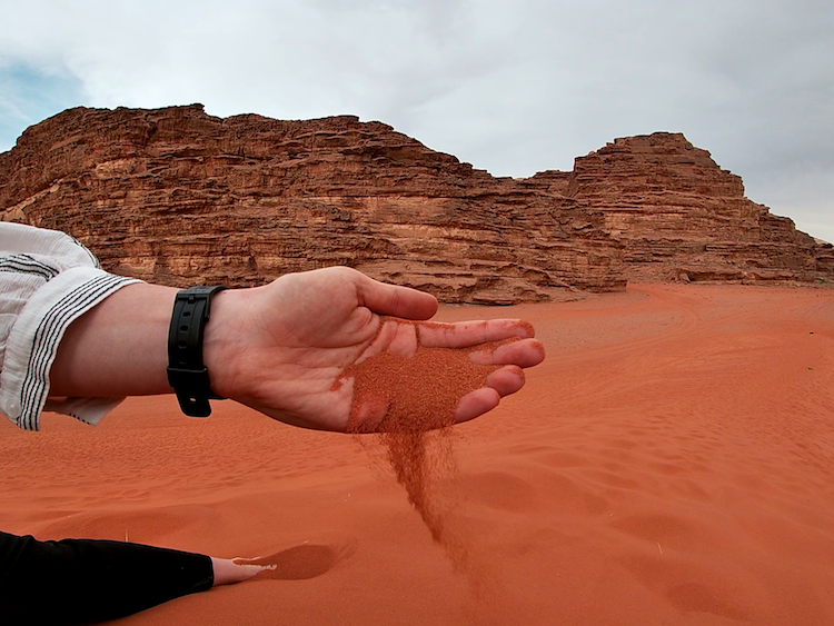 Red sand Jordan