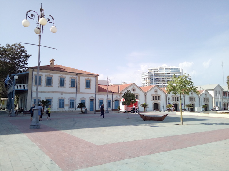 larnaca cyprus main plaza 