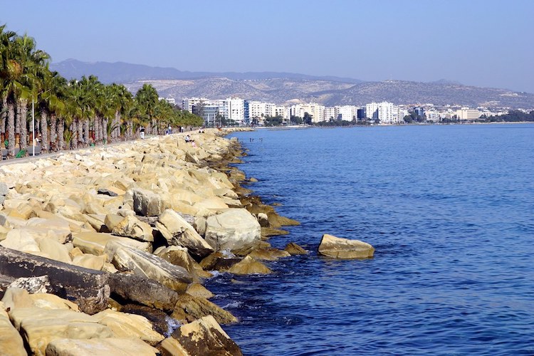 limassol cyprus promenade coastal walk