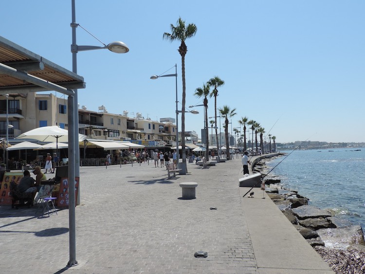 paphos promenade coastal walk cyprus