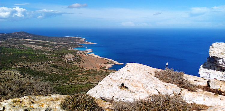 aphrodite trail akamas peninsula hike map