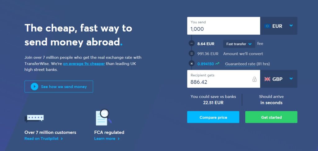 send money abroad transferwise