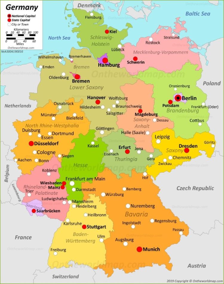 Map of Germany