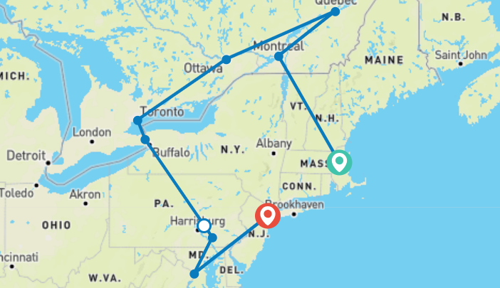 Tours Noth America