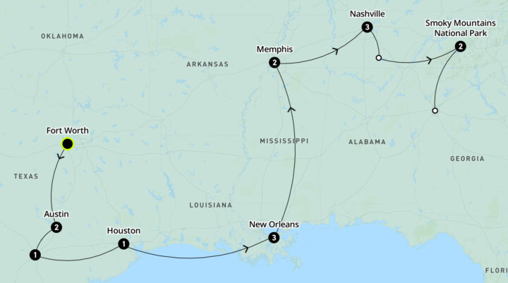 Tours Noth America