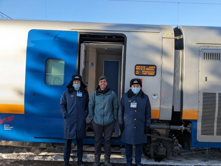 Train from Almaty to Astana