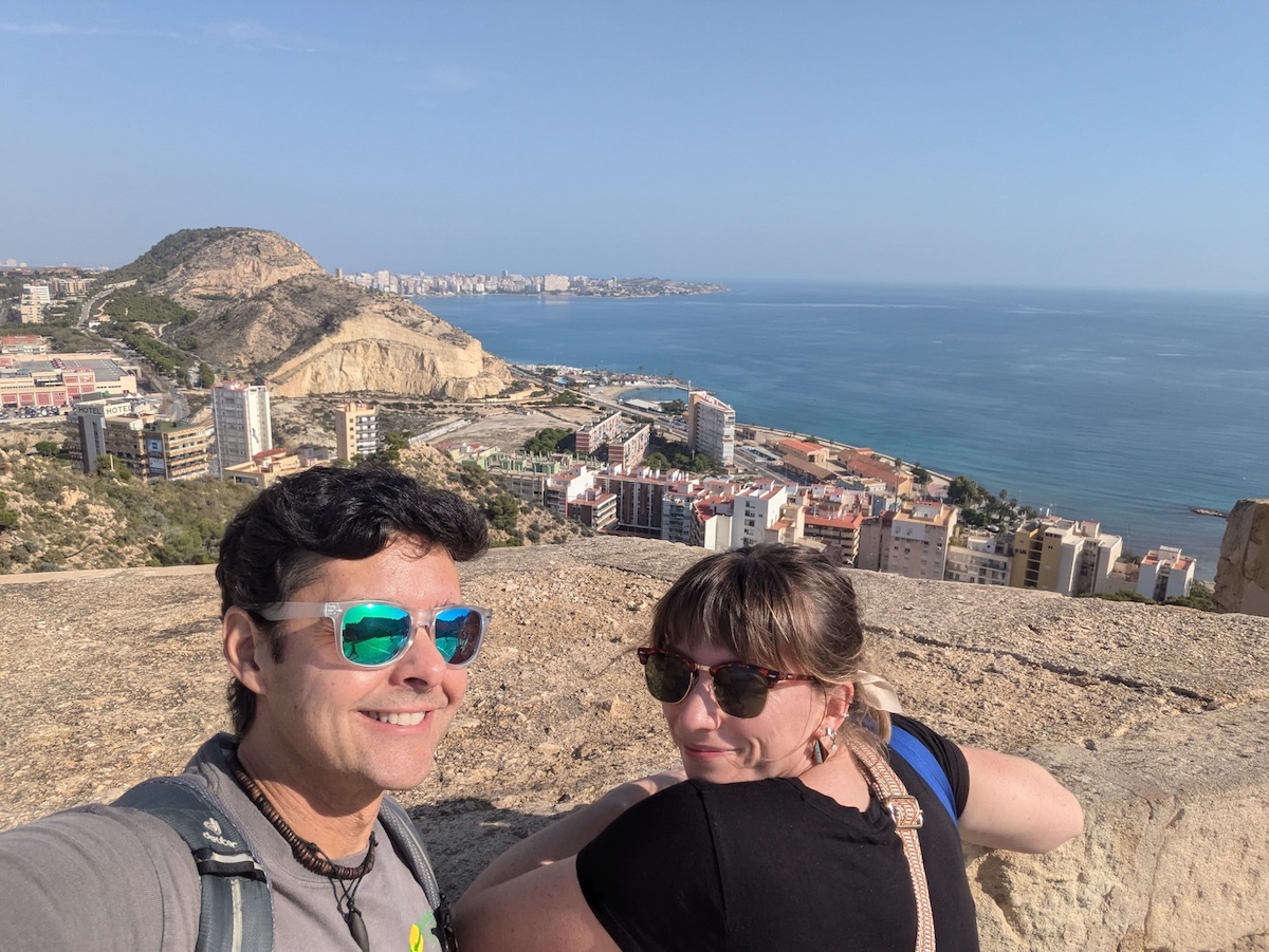 Top of Alicante fort