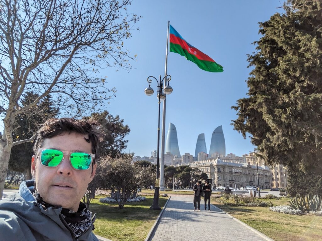 Azerbaijan Flag baku